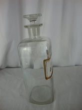 Load image into Gallery viewer, Antique Apothecary WT Co OL. Ricini Large Bottle with Glass Stopper