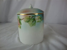 Load image into Gallery viewer, Vintage Germany 120 Rose Floral Lidded Small Jar with Gold Trim