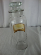 Load image into Gallery viewer, Antique Apothecary P. Cinchon Medium Bottle with Glass Stopper