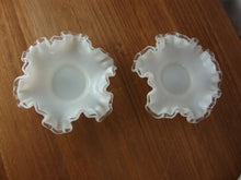 Load image into Gallery viewer, Vintage Fenton Silver Crest Candy Nut Dishes Set of 2