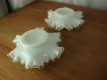Load image into Gallery viewer, Vintage Fenton Silver Crest Candy Nut Dishes Set of 2