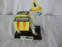 Load image into Gallery viewer, Vintage Donkey with Hat Dresser Valet Catch All Figurine