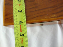 Load image into Gallery viewer, 1967 Thorens Switzerland Wood Three Song Musical Box with Engraved Front Plate *WORKING*