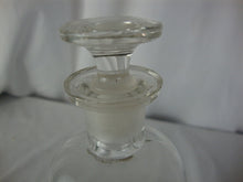 Load image into Gallery viewer, Antique Apothecary Partial Label (LSEM) Small Bottle with Glass Stopper