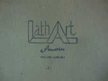 Load image into Gallery viewer, Vintage Theodore DeGroot Wood Lath Nautical The Lighthouse Framed Wall Art