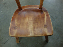 Load image into Gallery viewer, Vintage Cushman Colonial Creations Malden Rustic Wood Side Dining Chair