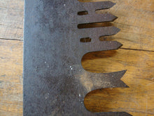 Load image into Gallery viewer, Antique Two Person Metal Wood Handle Crosscut Lumber Saw