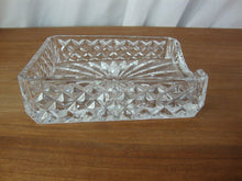 Load image into Gallery viewer, Vintage Waterford Crystal Westover Pattern Notepad Memo Desk Holder