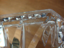 Load image into Gallery viewer, Vintage Waterford Crystal Westover Pattern Notepad Memo Desk Holder