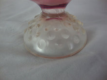 Load image into Gallery viewer, Vintage Fenton Art Glass Plum Opal Hobnail Swung Bud Vase