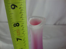 Load image into Gallery viewer, Vintage Fenton Art Glass Plum Opal Hobnail Swung Bud Vase