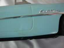 Load image into Gallery viewer, Vintage Japan Cadillac Open Type 1950 Aqua Tin Friction Toy Car with Original Box