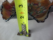 Load image into Gallery viewer, Vintage Northwood Amethyst Carnival Strawberry with Basket Weave Exterior Bowl