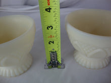 Load image into Gallery viewer, Vintage Imperial Lenox Cream Milk Glass Footed Sundae Ice Cream Bowls Set of 2