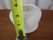 Load image into Gallery viewer, Vintage Westmoreland White Milk Glass Diamond Point Small Rose Bowl Vase