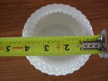 Load image into Gallery viewer, Vintage Westmoreland White Milk Glass Diamond Point Small Rose Bowl Vase