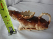 Load image into Gallery viewer, Vintage Czech Ceramic Bellowing Moose Figure Creamer