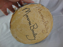 Load image into Gallery viewer, Folk Art Marvin Bailey Potter Multi Streaked Mini Jug in Open Five Tooth Mouth Ugly Face Jug