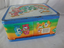 Load image into Gallery viewer, 1983 American Greetings Care Bears Metal Kids Lunchbox with Thermos