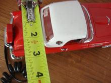 Load image into Gallery viewer, Vintage Kash N Gold 56 Thunderbird Red/White Plastic Landline Telephone UNTESTED
