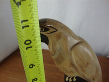 Load image into Gallery viewer, Vintage Hand Carved Painted Parrot Figurine