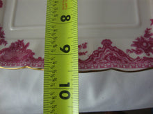 Load image into Gallery viewer, Vintage Bristol House Red Floral Cheese Butter Dish with Angled Dome Lid