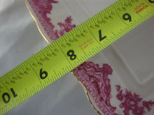 Load image into Gallery viewer, Vintage Bristol House Red Floral Cheese Butter Dish with Angled Dome Lid