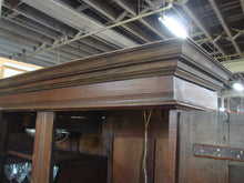 Load image into Gallery viewer, Antique Solid Wood Two Door Two Drawer Wardrobe Cabinet