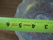 Load image into Gallery viewer, Vintage Imperial Glass White Carnival Glass Pansy Motif Nappy Bowl