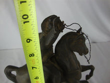 Load image into Gallery viewer, Vintage Cast Metal Buffalo Bill Wild West Riding Horse Figurine