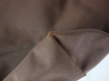 Load image into Gallery viewer, Longchamp France Dark Brown Canvas Body Leather Strap Medium Shoulder Hand Bag Purse