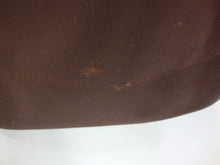 Load image into Gallery viewer, Longchamp France Dark Brown Canvas Body Leather Strap Medium Shoulder Hand Bag Purse