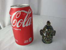 Load image into Gallery viewer, Marvin Bailey Folk Art Pottery Mini Green Blue Brown 4 Spaced Tooth Ugly Jug 3" Inch