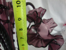 Load image into Gallery viewer, Antique Victorian Amethyst Purple Glass Centerpiece Epergne