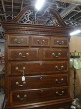 Load image into Gallery viewer, Vintage Chippendale 11 Drawer Highboy Dresser