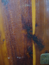 Load image into Gallery viewer, Vintage Rustic Cedar Two Door Wardrobe Armoire Storage Cabinet