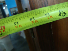 Load image into Gallery viewer, Antique Rustic Wood Two Glass Door Beadboard Back Display Lighted Cabinet