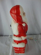 Load image into Gallery viewer, Vintage Santa on Chimney Blow Mold Small Lighted