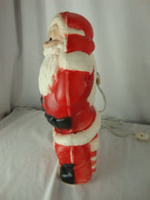 Load image into Gallery viewer, Vintage Santa on Chimney Blow Mold Small Lighted