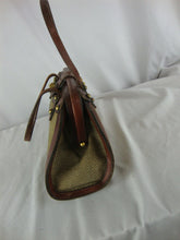 Load image into Gallery viewer, 1960s John Romain Tweed Leather Satchel Handbag Purse