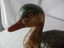 Load image into Gallery viewer, Vintage Miguel Ruelas Signed Hand Carving Standing Duck Figurine