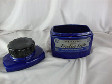 Load image into Gallery viewer, 1995 Magic Brand India Ink Ceramic Lidded Canister Jar