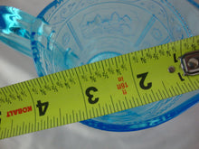 Load image into Gallery viewer, Vintage Willow Oak EAPG Aqua Glass Pedestal Creamer Small Pitcher
