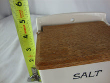 Load image into Gallery viewer, SGK Moriyama Allied Forces Salt Canister with Wood Flip Lid