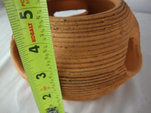 Load image into Gallery viewer, Vintage Craven Pottery Three Hole Clay Strawberry Pot Planter