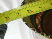 Load image into Gallery viewer, Handmade African Bolga Market Woven Basket with Leather Handles