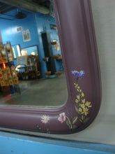 Load image into Gallery viewer, Vintage Custom Painted with Transfers Vanity Desk, Chair and Mirror Set