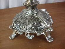 Load image into Gallery viewer, Vintage Glass with Silver Tone Metal Appetizer Dessert Base Stand
