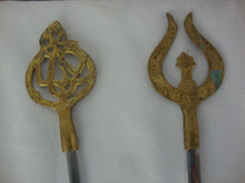 Load image into Gallery viewer, Vintage Turkish Stainless Steel Food Grill Skewers