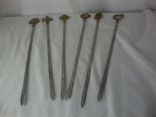 Load image into Gallery viewer, Vintage Turkish Stainless Steel Food Grill Skewers